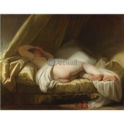 Спящая девушка - Модульная картины, Репродукции, Декоративные панно, Декор стен