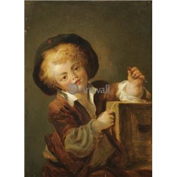 Маленький мальчик с диковиной - Модульная картины, Репродукции, Декоративные панно, Декор стен