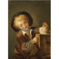 Портреты картины репродукции на заказ - Маленький мальчик с диковиной