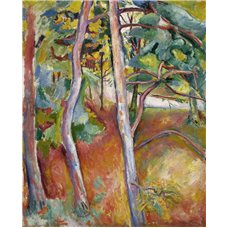 Картина на холсте по фото Модульные картины Печать портретов на холсте Деревья, осень