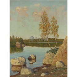 У озера