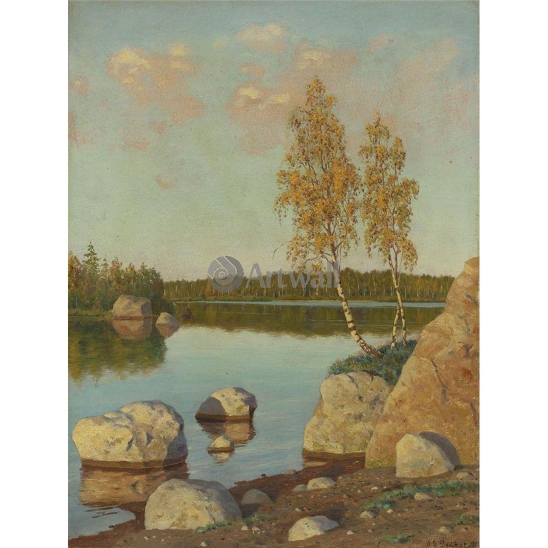 У озера