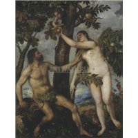 Портреты картины репродукции на заказ - Адам и Ева