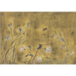 Цветы и бабочка - Модульная картины, Репродукции, Декоративные панно, Декор стен
