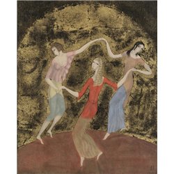 Три танцовщицы в хороводе - Модульная картины, Репродукции, Декоративные панно, Декор стен