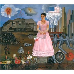 Автопортрет на границе Мексики и Соединенных Штатов - Модульная картины, Репродукции, Декоративные панно, Декор стен