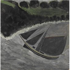 Картина на холсте по фото Модульные картины Печать портретов на холсте Рыбацкая лодка у побережья