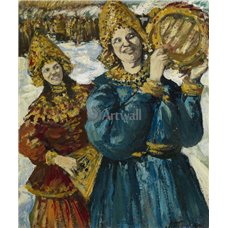 Картина на холсте по фото Модульные картины Печать портретов на холсте Праздник в древней Руси