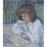 Портреты картины репродукции на заказ - Женщина, читающая книгу