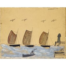 Картина на холсте по фото Модульные картины Печать портретов на холсте Лодки и птицы