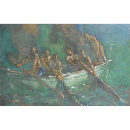 Ночной лов рыбы
