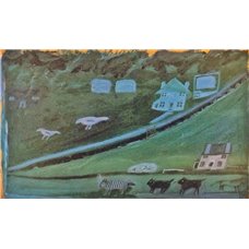 Картина на холсте по фото Модульные картины Печать портретов на холсте Коровы и птицы