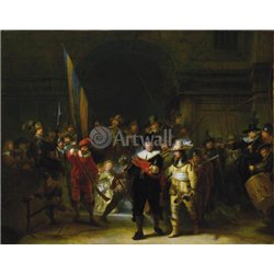 Ночной дозор (копия) (1642-1649) (Лондон, Нац. галерея)