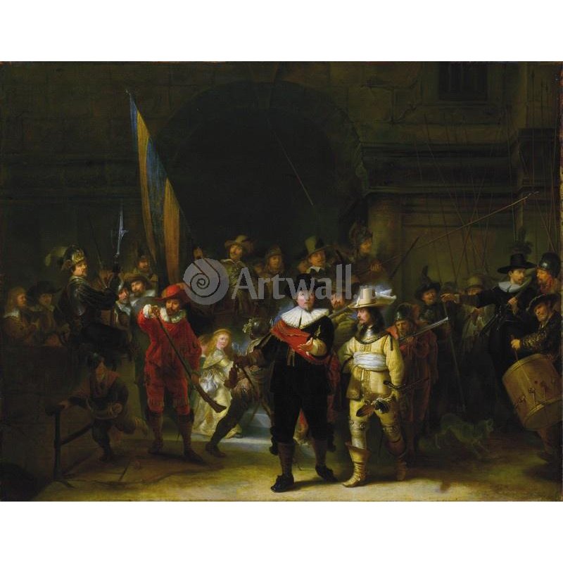 Ночной дозор (копия) (1642-1649) (Лондон, Нац. галерея)