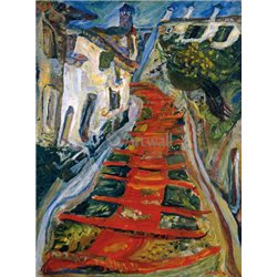 Красная лестница в Кане - Модульная картины, Репродукции, Декоративные панно, Декор стен