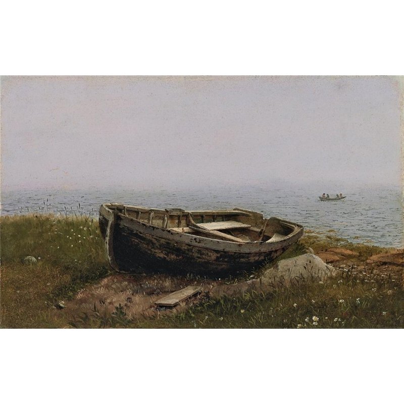 Брошенная лодка