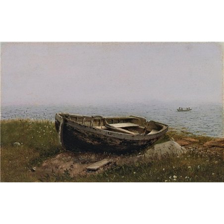 Брошенная лодка