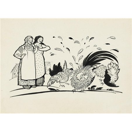 Иллюстрация к книге  Корнея Чуковского