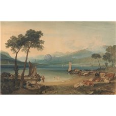 Картина на холсте по фото Модульные картины Печать портретов на холсте Женевское озеро