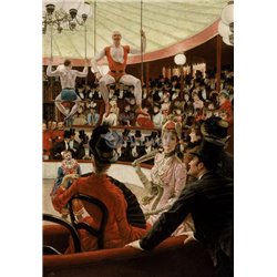 Женщина в Париже - цирковые любовники - Модульная картины, Репродукции, Декоративные панно, Декор стен