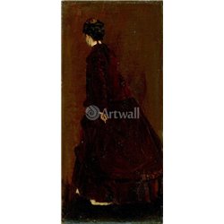 Женский портрет со спины - Модульная картины, Репродукции, Декоративные панно, Декор стен