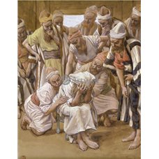 Картина на холсте по фото Модульные картины Печать портретов на холсте Иаков скорбит по своему сыну Иосифу