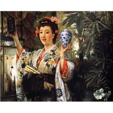 Картина на холсте по фото Модульные картины Печать портретов на холсте Японская ваза