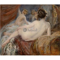 Венера перд зеркалом - Модульная картины, Репродукции, Декоративные панно, Декор стен