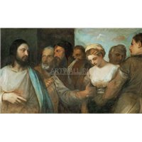 Портреты картины репродукции на заказ - Христос и грешница