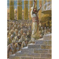 Портреты картины репродукции на заказ - Соломон освящает храм в Иерусалиме