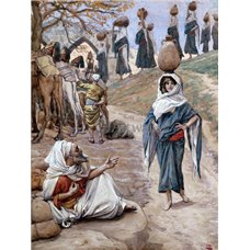 Картина на холсте по фото Модульные картины Печать портретов на холсте Слуга Авраама встречает Ревекку
