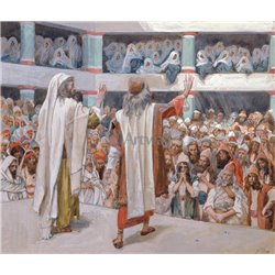 Моисей и Аарон говорят с народом - Модульная картины, Репродукции, Декоративные панно, Декор стен