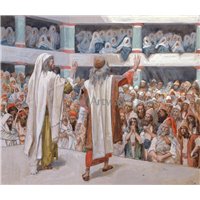 Портреты картины репродукции на заказ - Моисей и Аарон говорят с народом