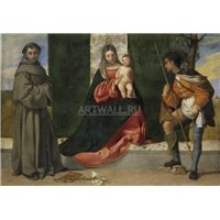 Мадонна с младенцем между св.Антонием Падуанским и св.Рохом