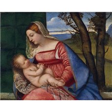 Картина на холсте по фото Модульные картины Печать портретов на холсте Мадонна с младенцем