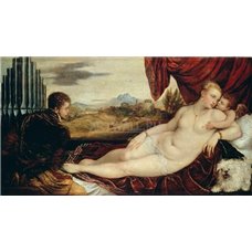 Картина на холсте по фото Модульные картины Печать портретов на холсте Венера и органист