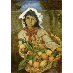 Продавщица лимонов - Модульная картины, Репродукции, Декоративные панно, Декор стен
