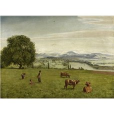 Картина на холсте по фото Модульные картины Печать портретов на холсте В долине Рейна возле Зекингена