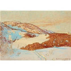 Лыжня на горе
