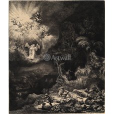 Картина на холсте по фото Модульные картины Печать портретов на холсте Ангел, являющийся пастухам