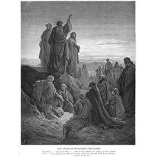 Картина на холсте по фото Модульные картины Печать портретов на холсте Апостолы проповедуют Евангелие, Новый Завет