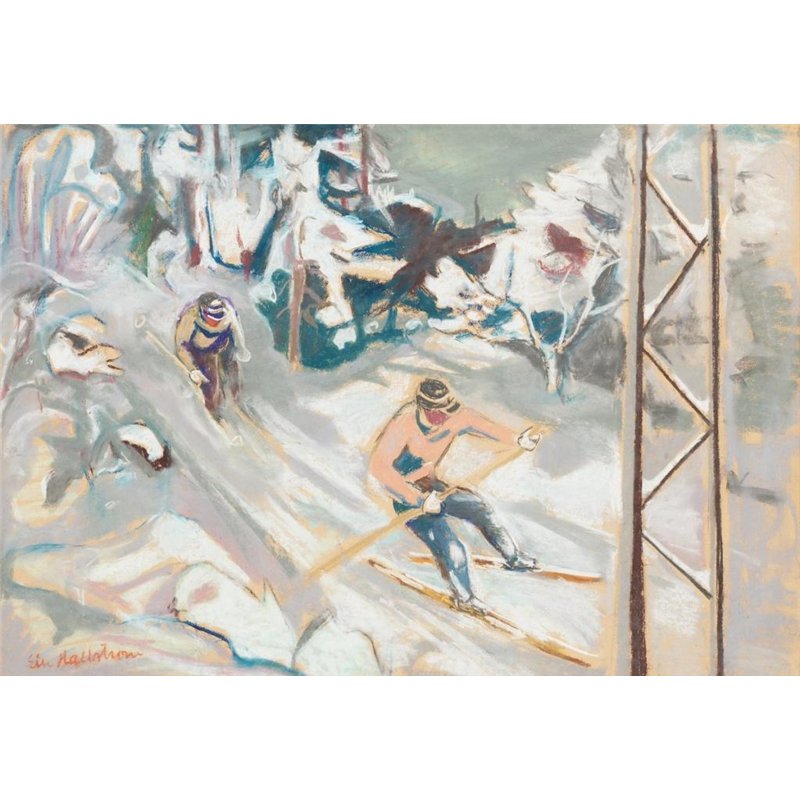 Лыжники
