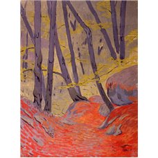 Картина на холсте по фото Модульные картины Печать портретов на холсте Осенний лес
