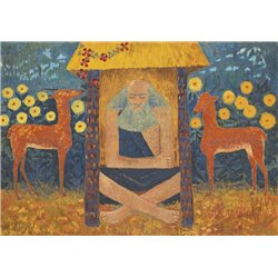 Медитация Васихта - Модульная картины, Репродукции, Декоративные панно, Декор стен