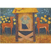 Портреты картины репродукции на заказ - Медитация Васихта