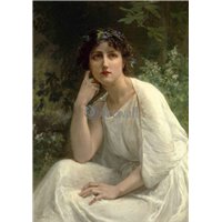 Портреты картины репродукции на заказ - Женщина в белом