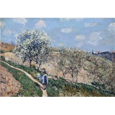 Картина на холсте по фото Модульные картины Печать портретов на холсте Весна в Буживале
