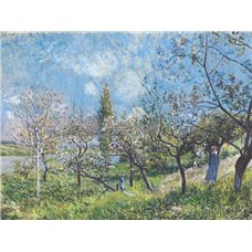 Картина на холсте по фото Модульные картины Печать портретов на холсте Весенний сад