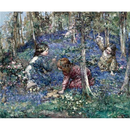 Лес с колокольчиками