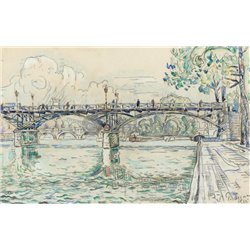Мост искусств, Париж - Модульная картины, Репродукции, Декоративные панно, Декор стен
